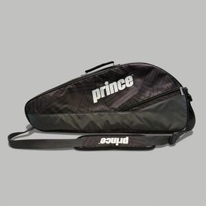Prince Black and‎ Gray 3 Pack Tennis Racquet Bag Adjustable Strap Carrying Bag